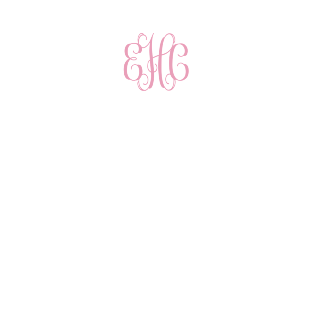 scripty monogram notepad