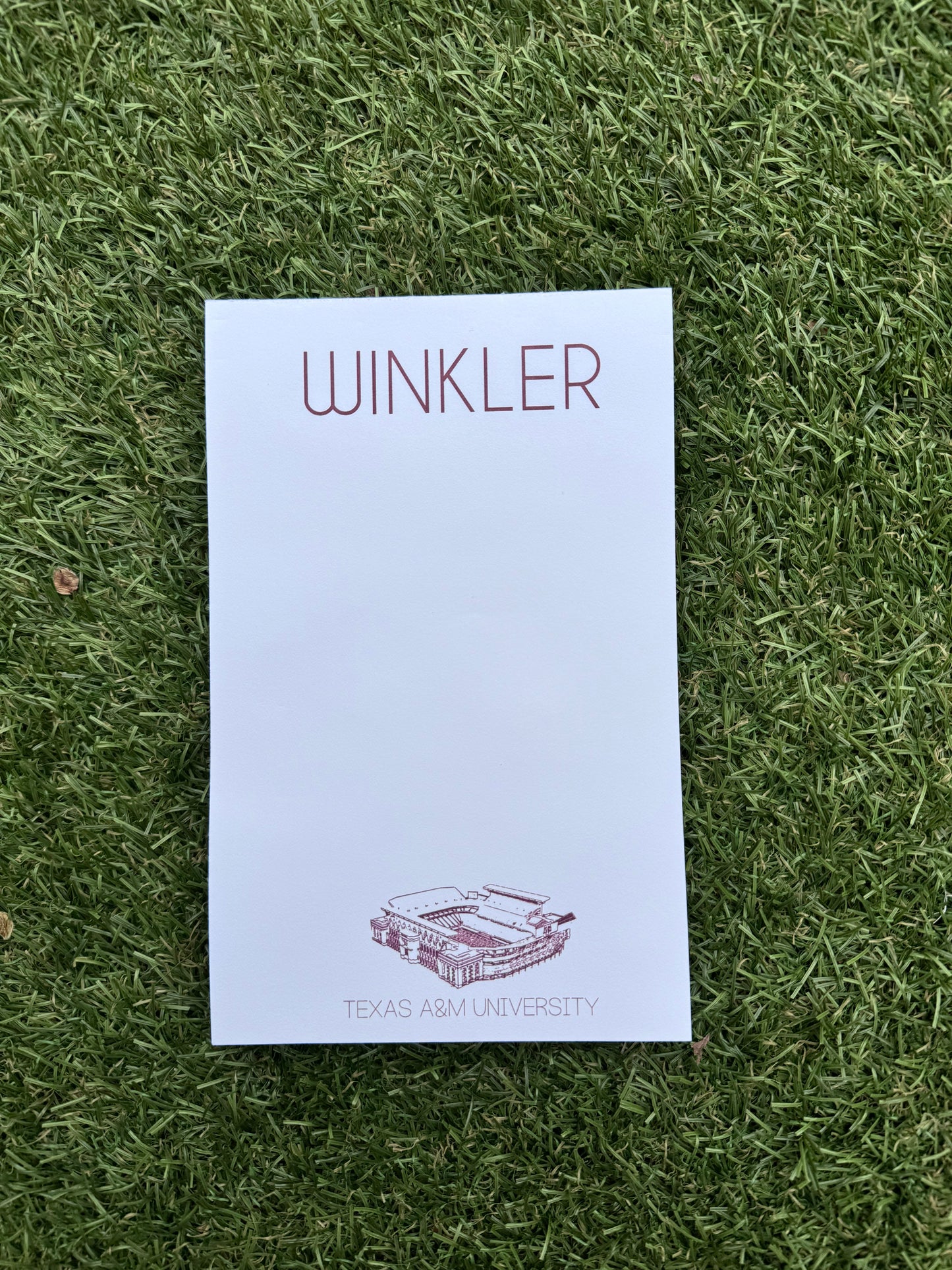 university stadium notepad | kyle field