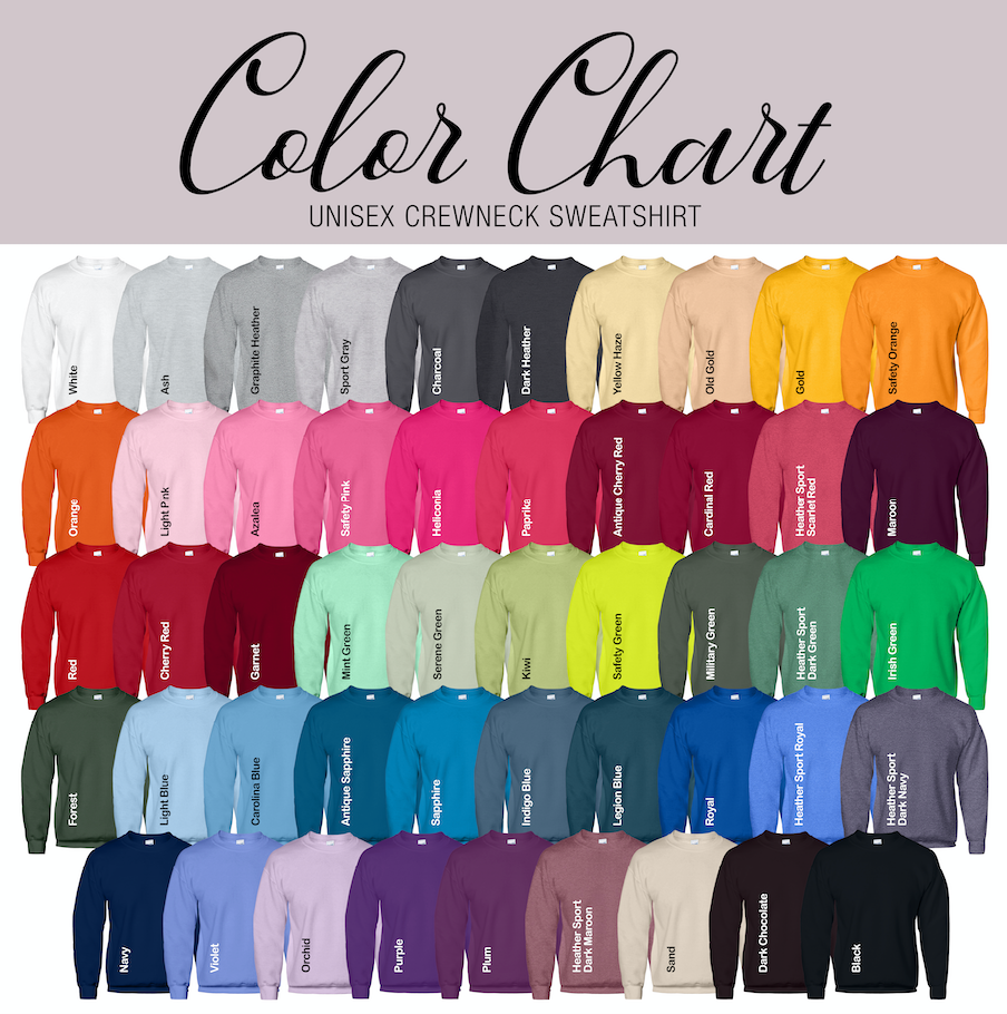 adult embroidered name sweatshirt | ryan font