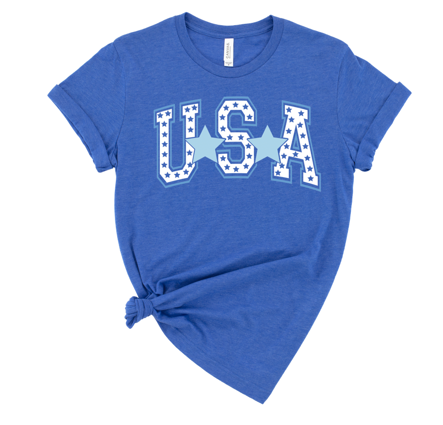 puff usa tee | blue