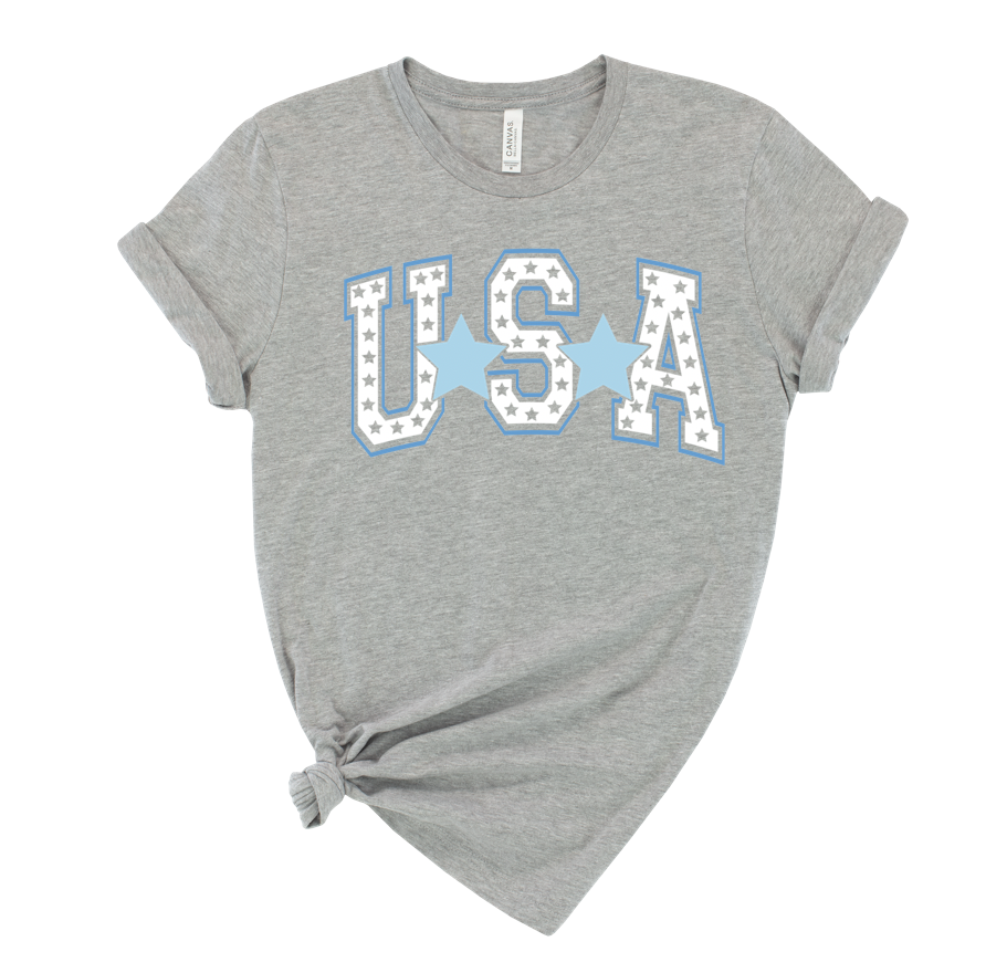 puff usa tee | blue