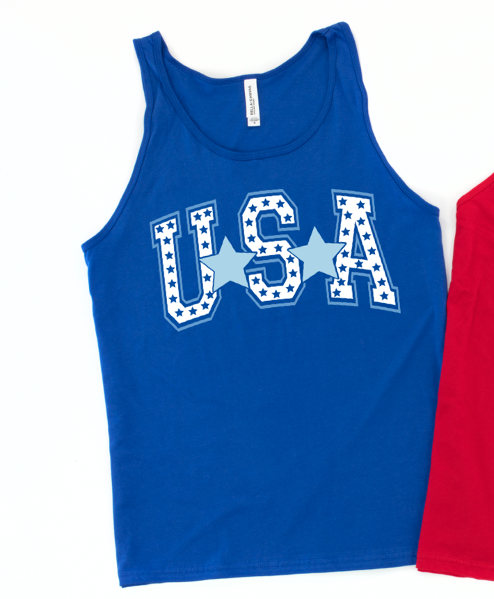 puff usa tank | red or blue