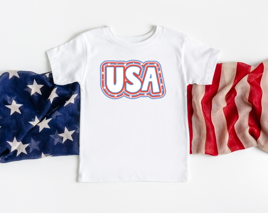 *kids* multi-color flashy usa