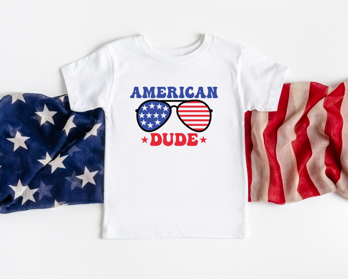 *kids* american dude tee