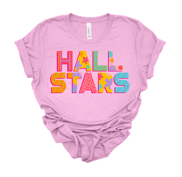 Hall π spotty smiley tee | heather lilac