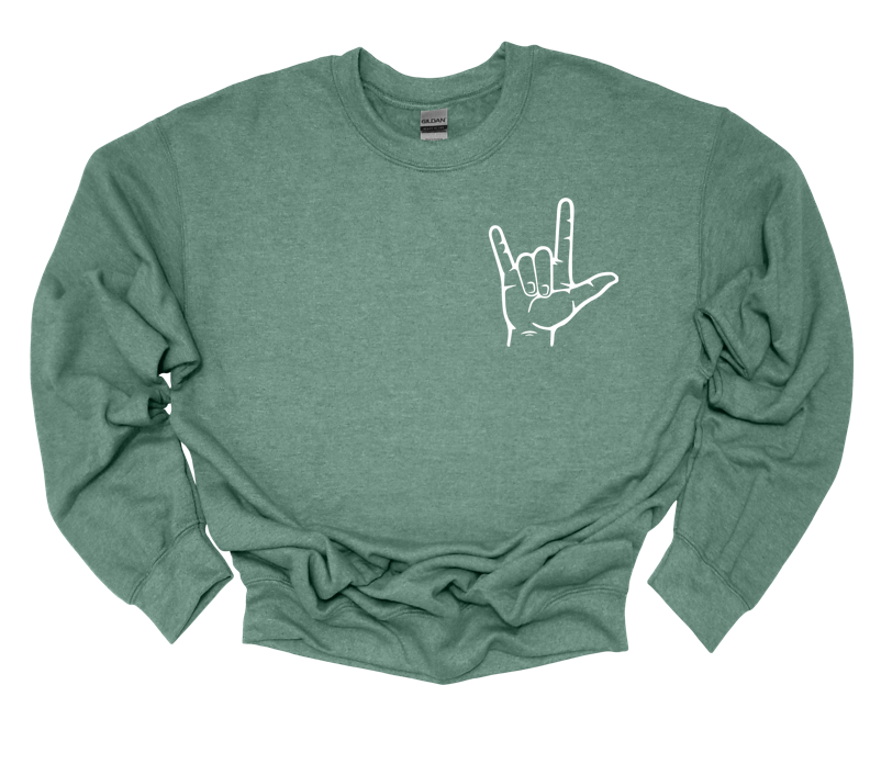 inclusion era sweatshirt | heather sport green