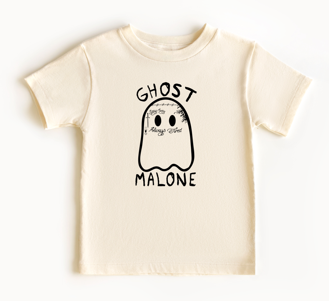ghost malone tee | natural