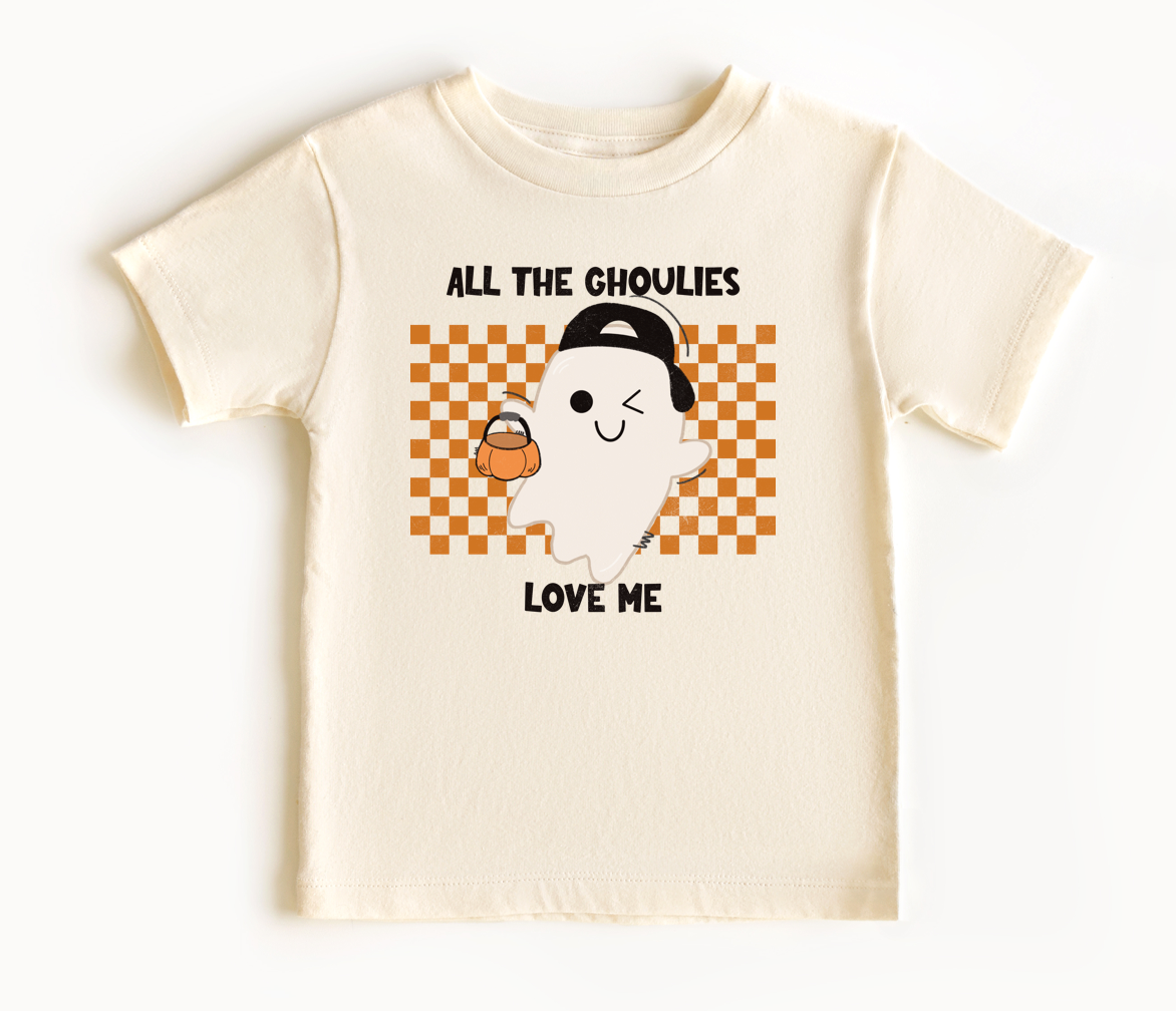 all the ghoulies love me tee | natural