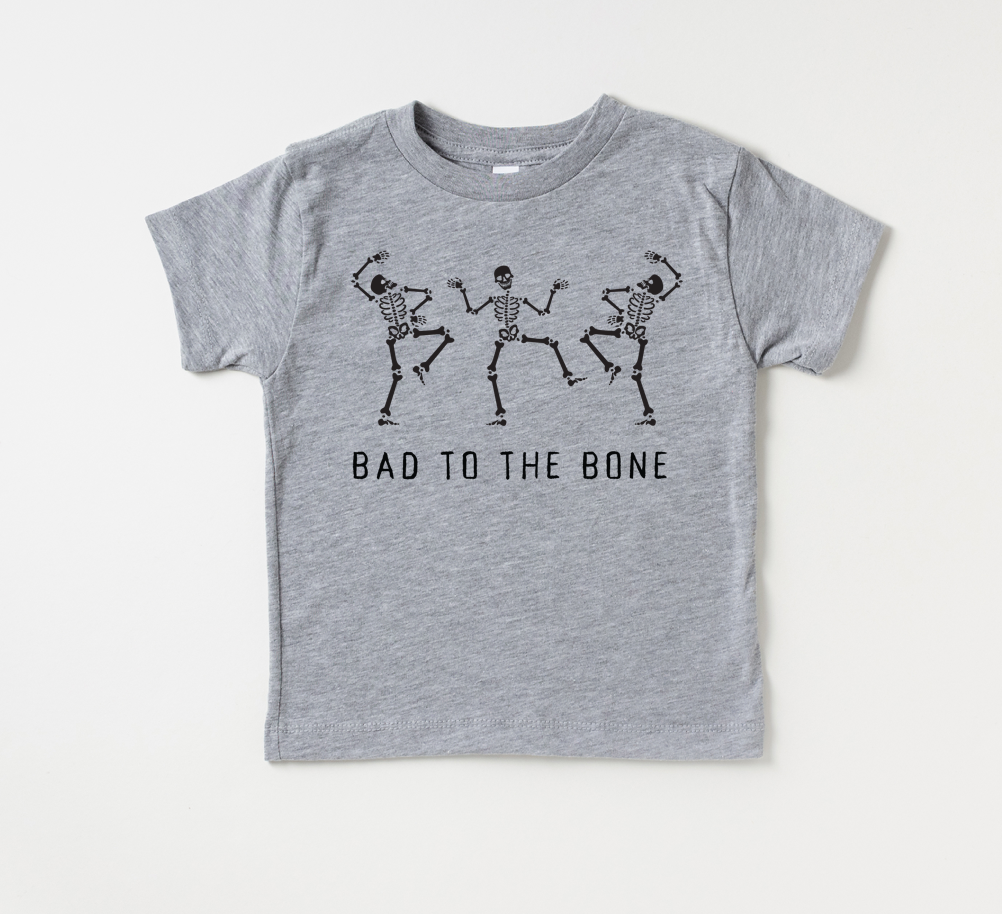 black bad to the bone tee | heather deep