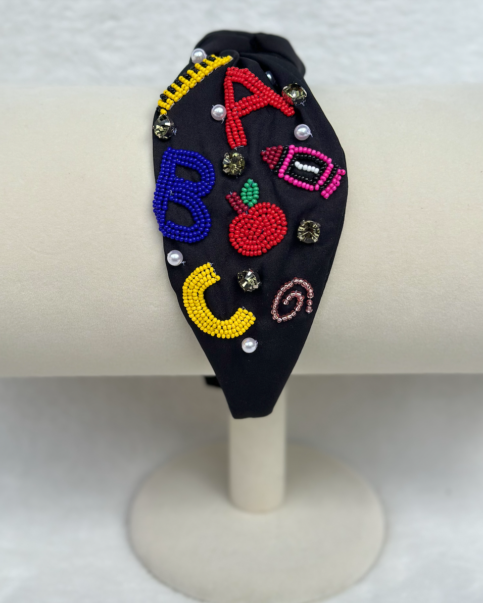 ABC headband | black