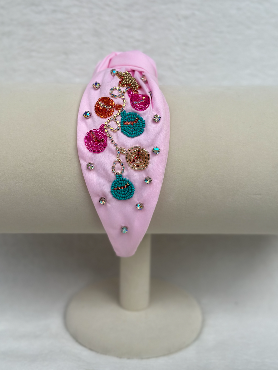 ornaments headband | pink