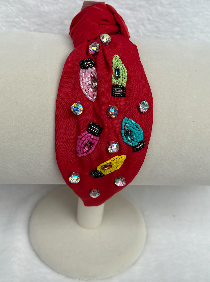 lights headband | red