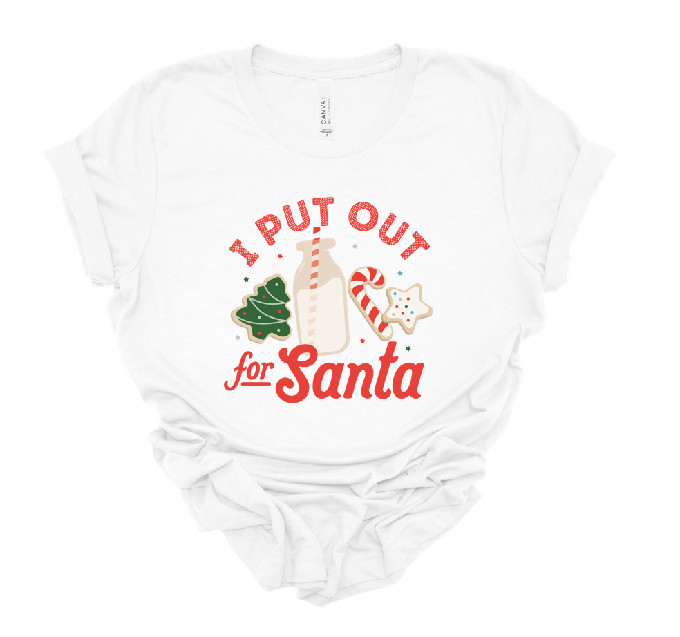 I put out for santa | white