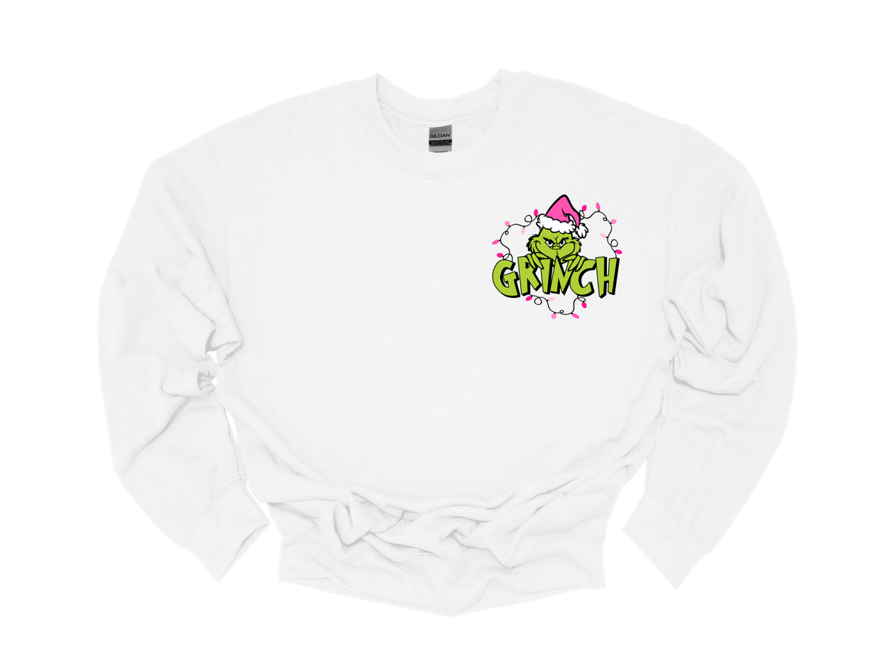 in my grinch era sweatshirt | white