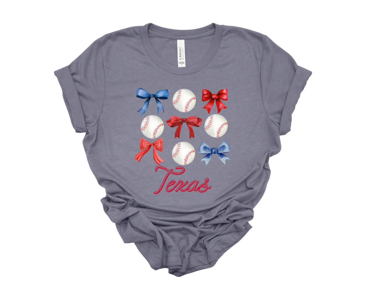 texas coquette adult tee | heather storm