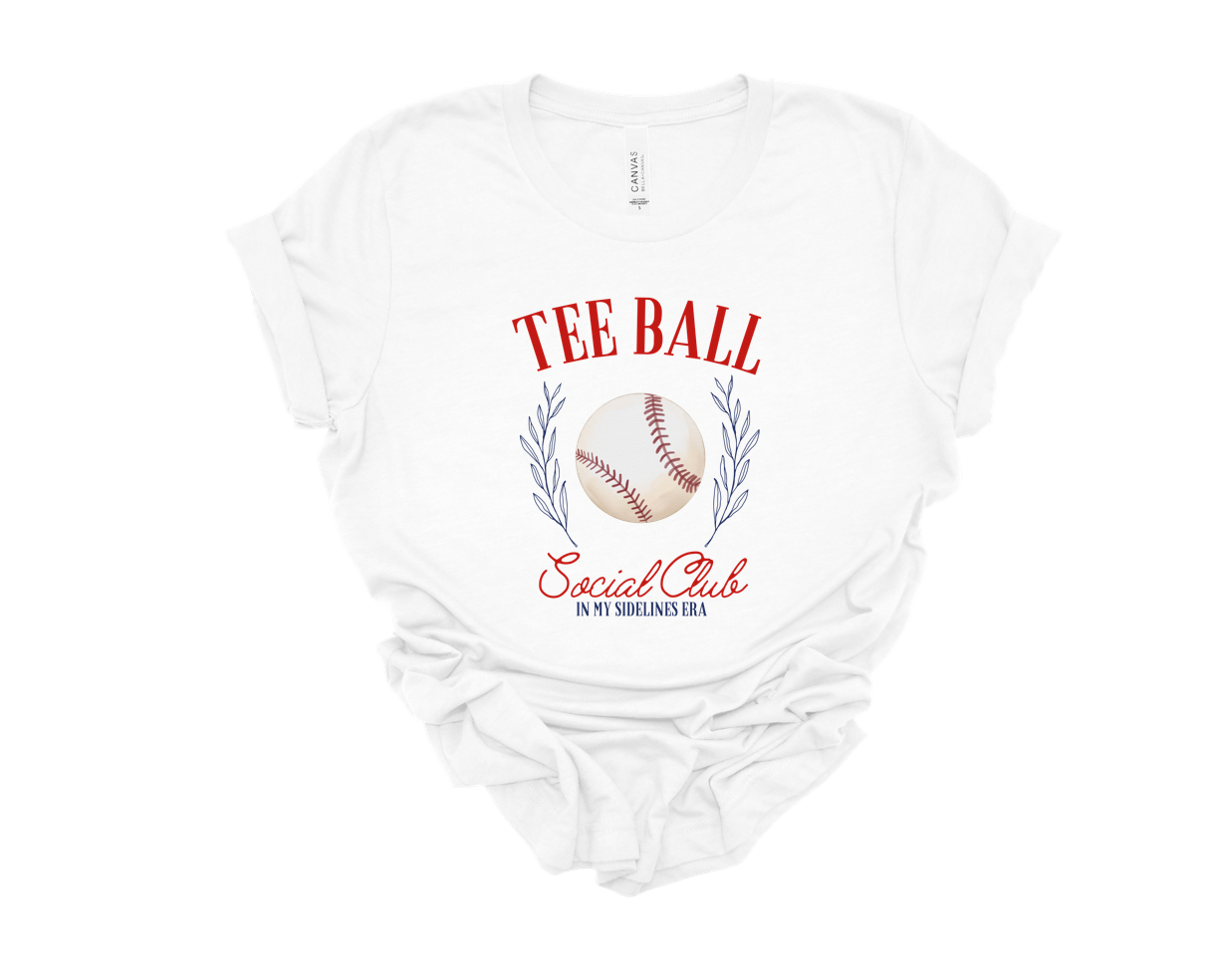 tee ball social club tee | white