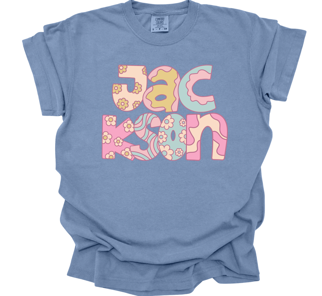 pastel groovy jackson | washed denim