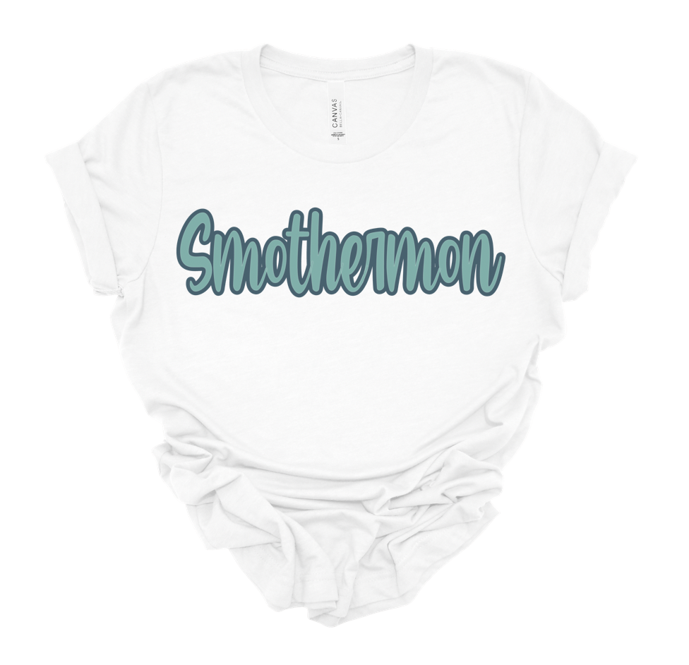 smothermon #3 | bella canvas white