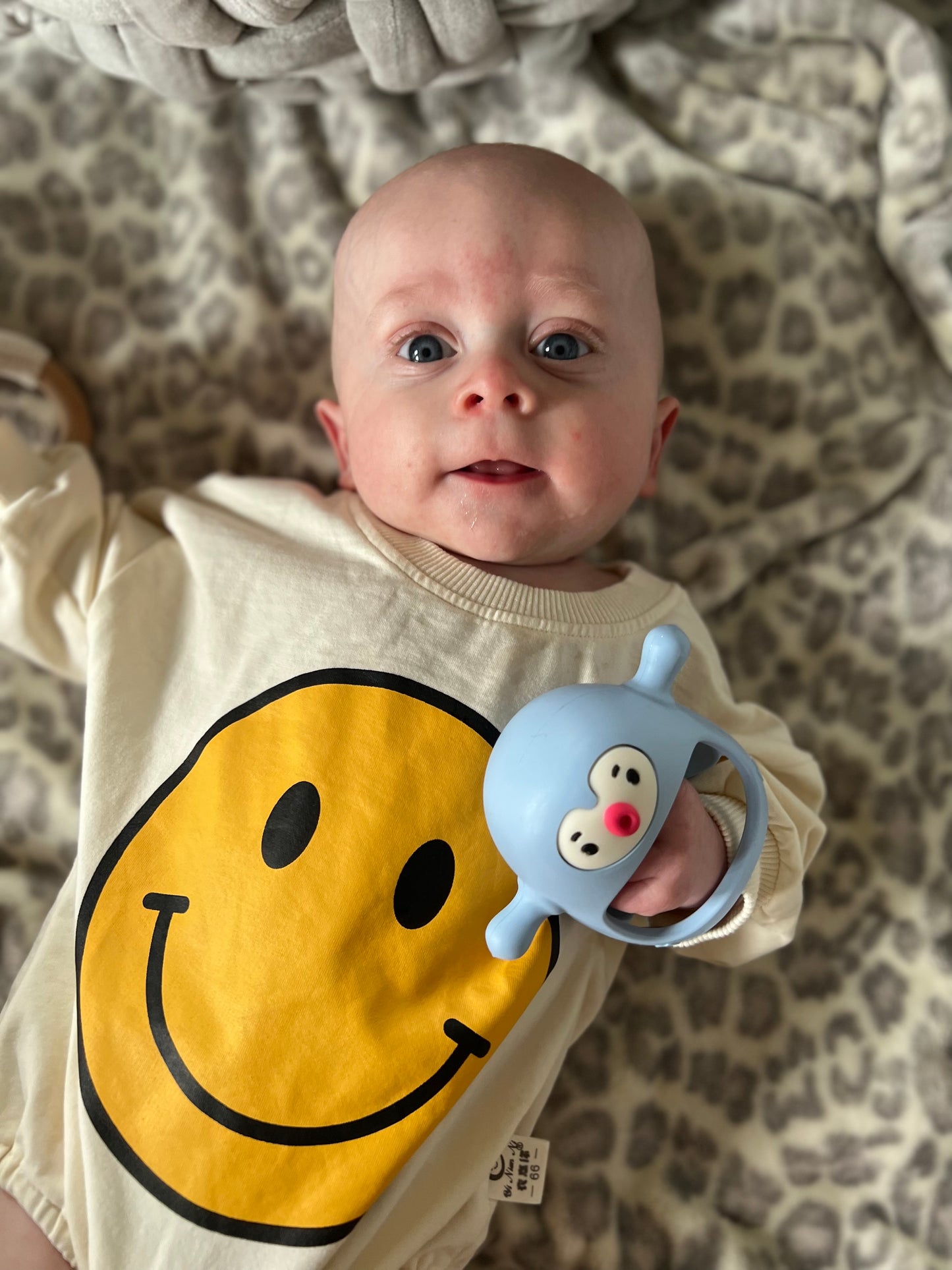 Smiley Face Bubble Romper
