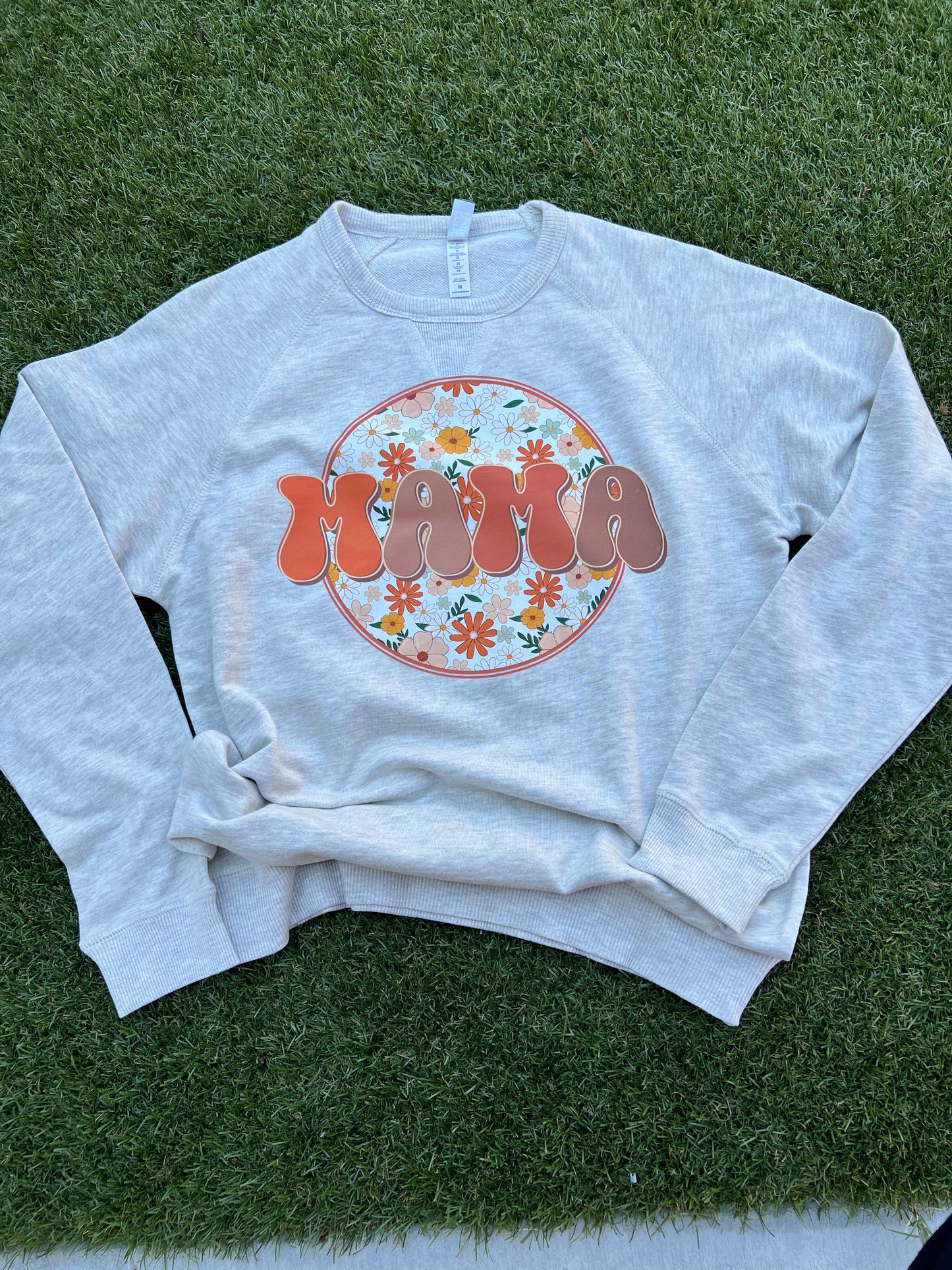 Groovy Floral Mama Sweatshirt