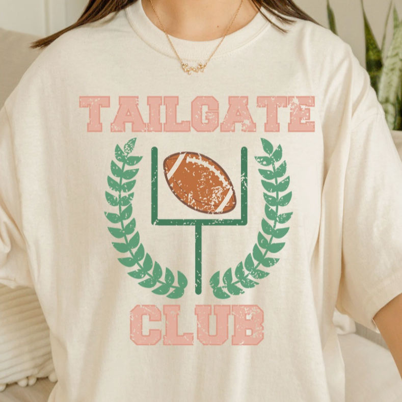 Retro Tailgate Club Oversized Graphic Tee