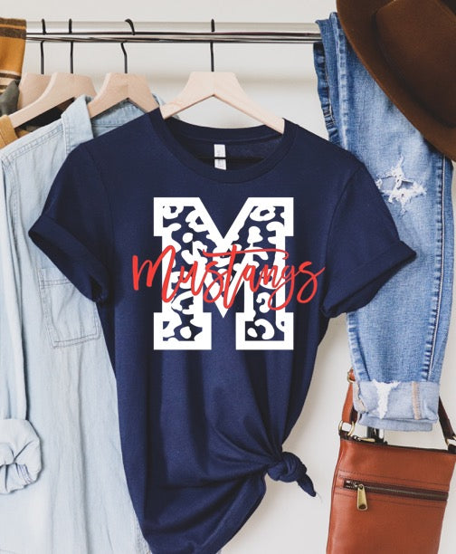 Leopard Mustangs Tee (Huntsville)