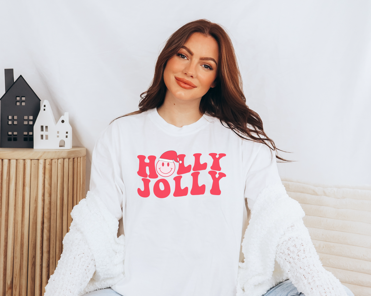 Groovy Holly Jolly Sweatshirt