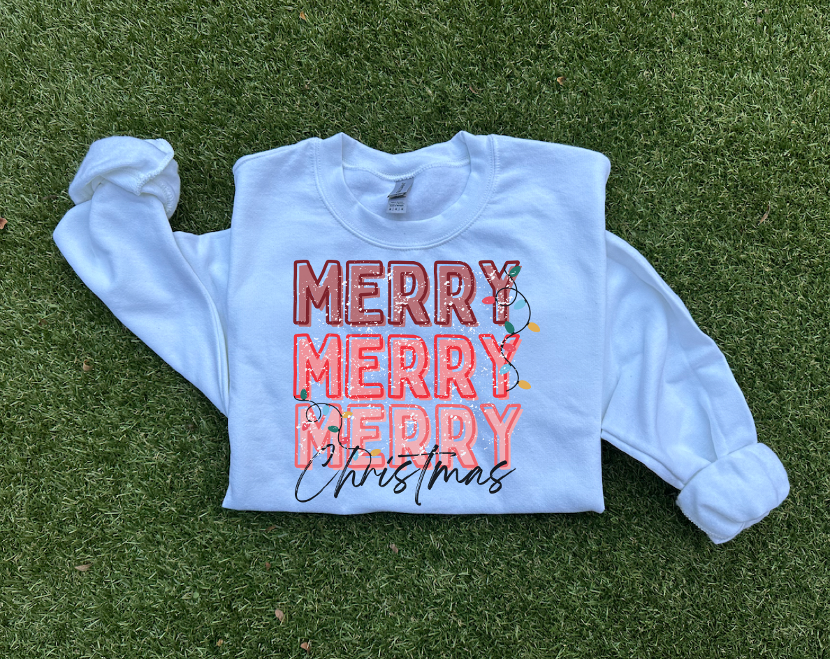 Distressed Merry Christmas
