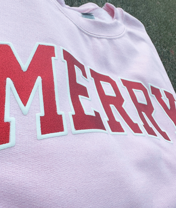 Varsity Merry Puff | Sweatshirt