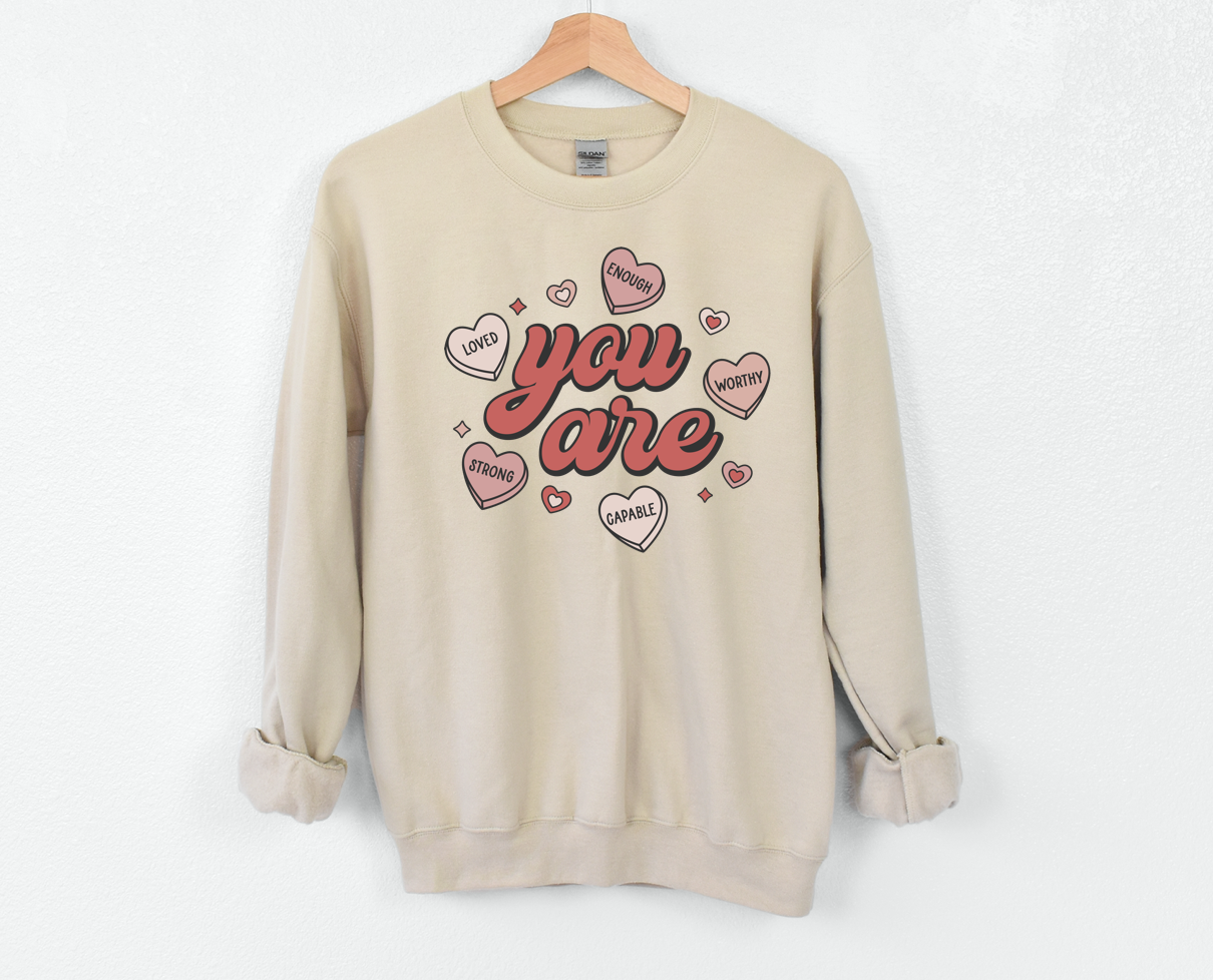 candy heart affirmations | adult