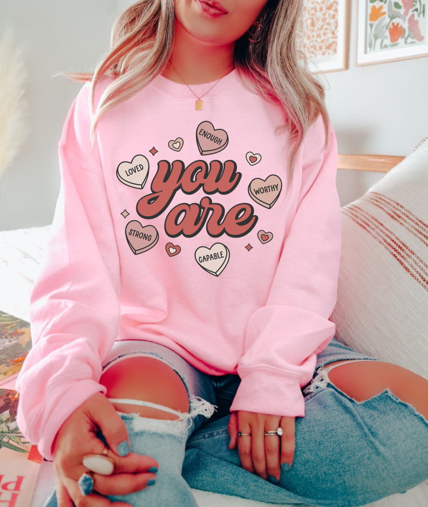 candy heart affirmations | adult