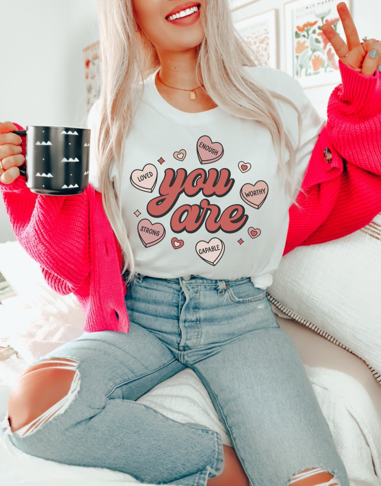 candy heart affirmations | adult