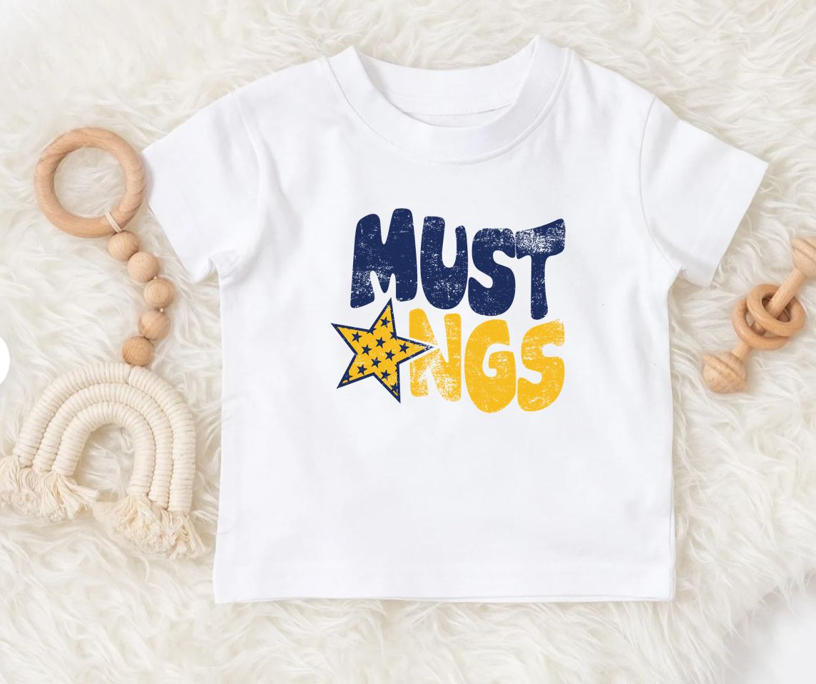 grunge two-tone mustangs | youth, toddler