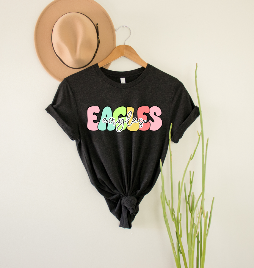 groovy bright eagles | heather black