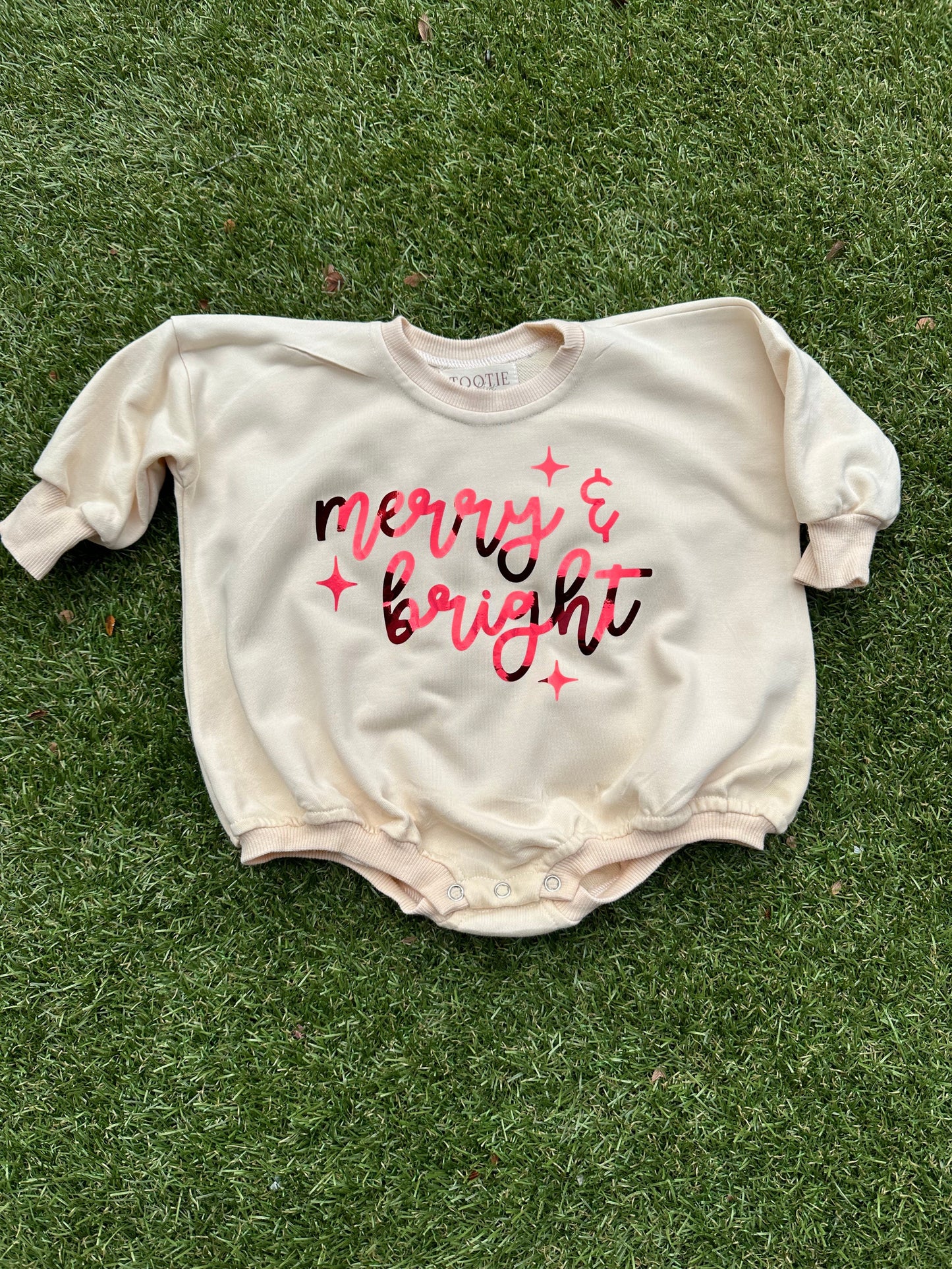 *toddler* Merry + Bright Sweatshirt | ecru