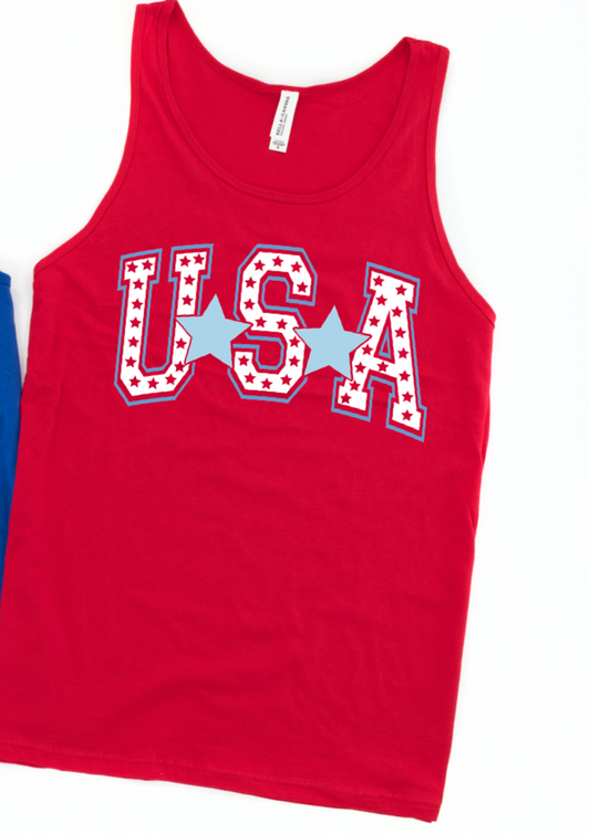 puff usa tank | red or blue