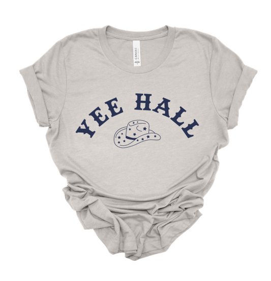 western yee Hall tee | heather cement