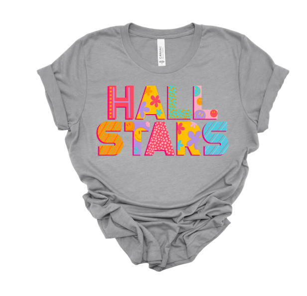 Hall 🌟 spotty smiley tee | athletic heather