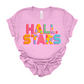 Hall 🌟 spotty smiley tee | heather lilac