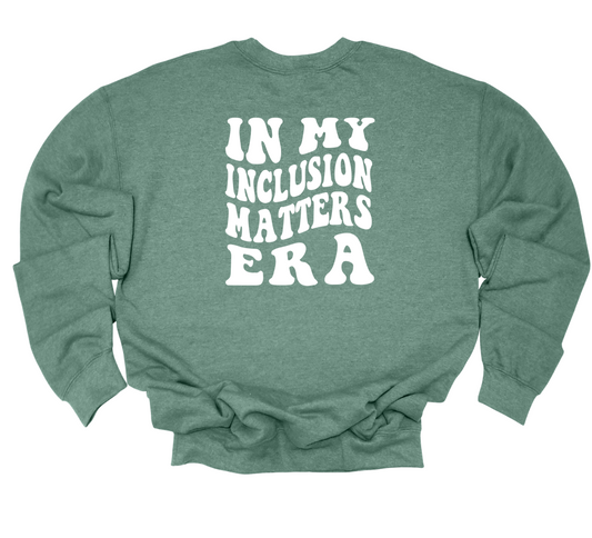 inclusion era sweatshirt | heather sport green