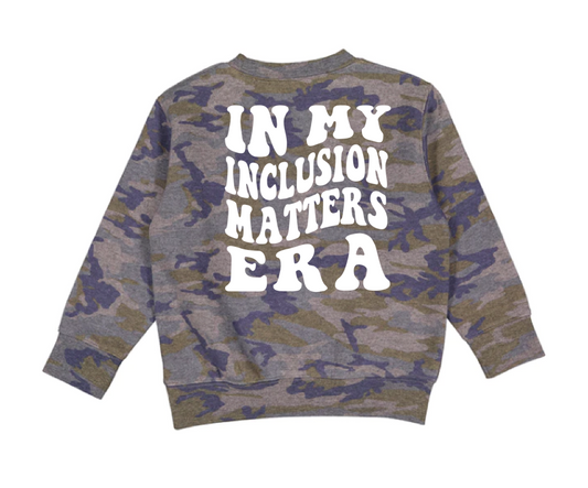 inclusion era sweatshirt | toddler
