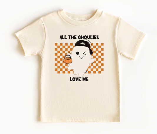 all the ghoulies love me  tee | natural