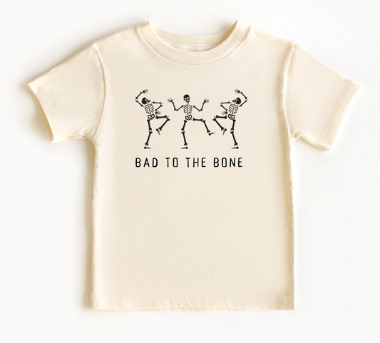 black bad to the bone tee | natural