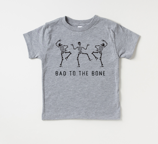 black bad to the bone tee | heather deep