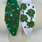 four leafed clover headband | green