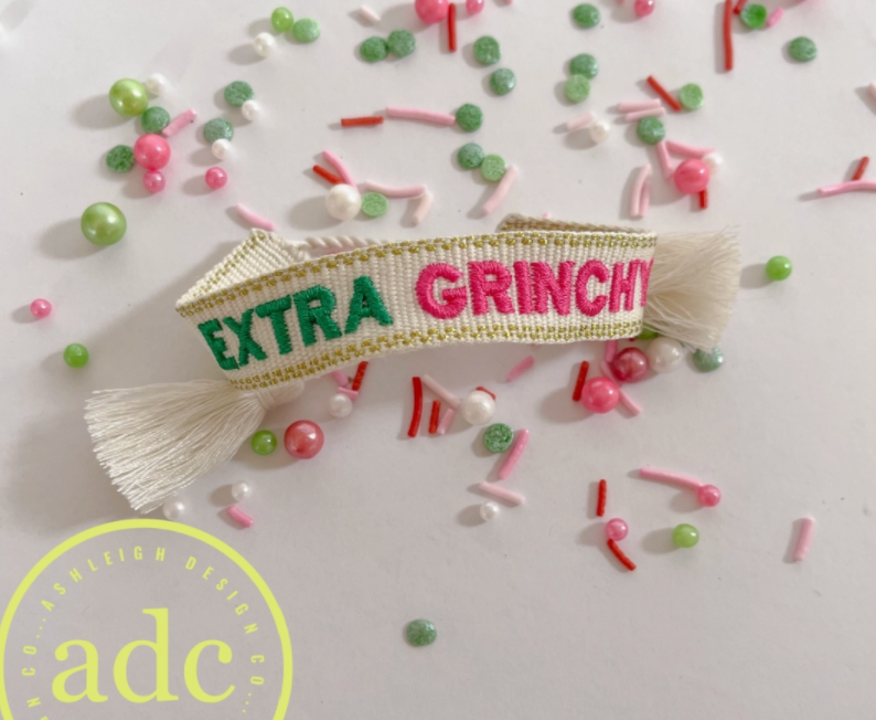 extra grinchy bracelet