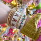 festive Christmas lights bracelet