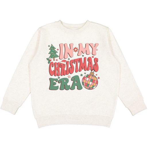 *youth* in my christmas era sweatshirt | oatmeal