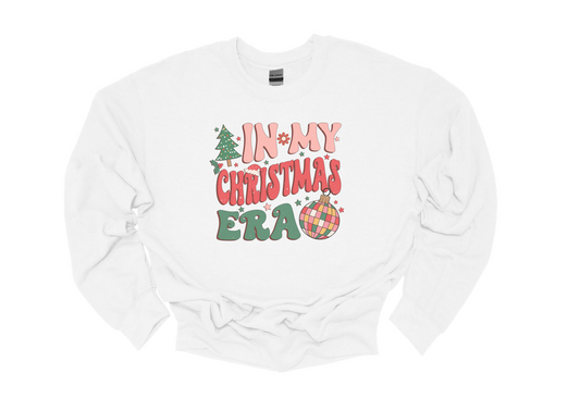 *youth* in my christmas era sweatshirt | white