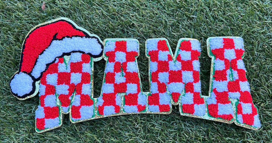 santa's mama patch | pick your own sweatshirt
